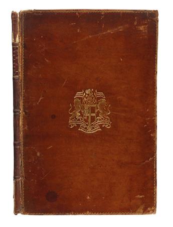 TRAVEL  (EAST INDIA COMPANY.)  Charter of the 8th of January, 1753 [etc.].  [1758-72?]  In contemporary binding with Company arms.